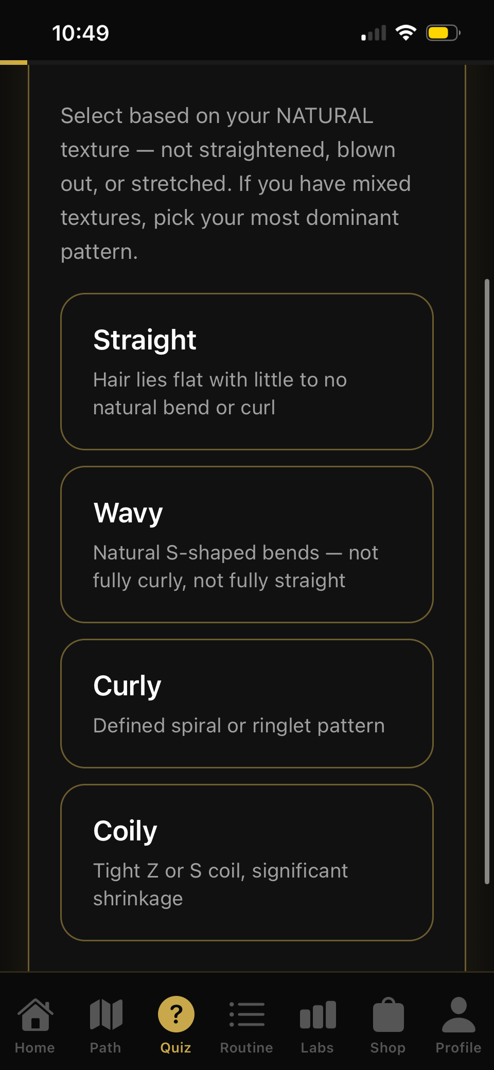 Hair Type Question